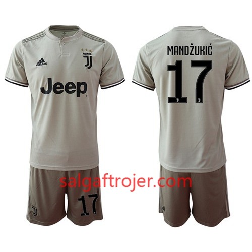 Juventus Fodboldtrøjer Mandzukic 17 Børn Udebanesæt 2018/19 Kort ærmer Juventus Fodboldtrøjer Mandzukic 17 Børn Udebanesæt 2018/19 Kort ærmer